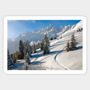 Courchevel 3 Valleys French Alps France Sticker